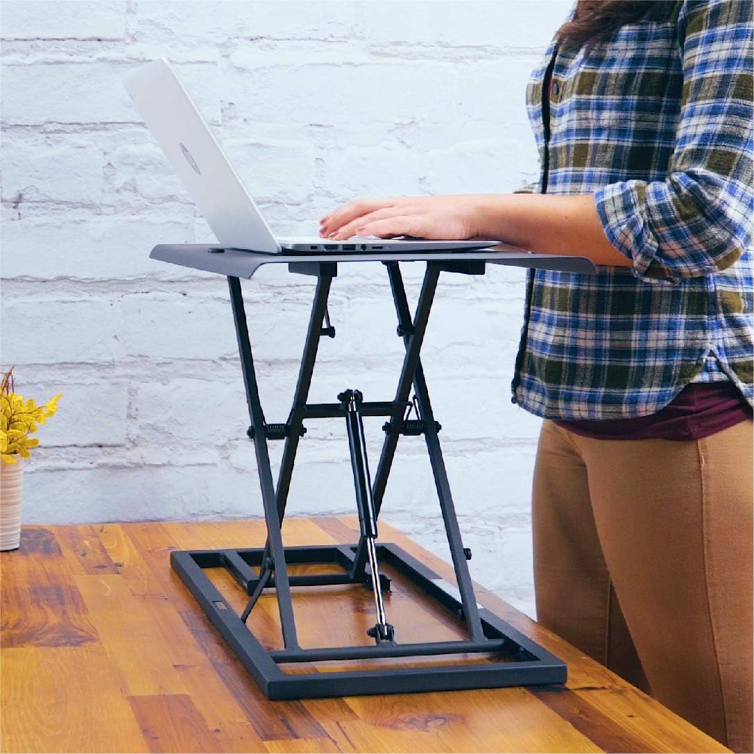 Uplift Desk - E3 Compact Stand Up Desk Converter (Black)