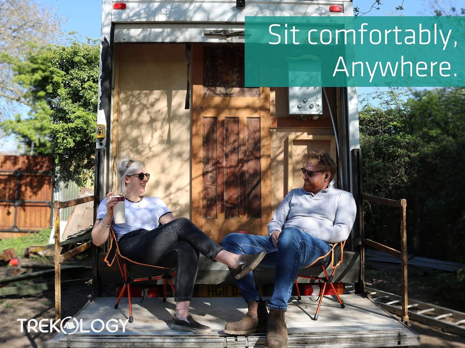 Trekology 2pc YIZI GO Backpacking Camping Chairs, Lightweight Portable Camping Chair, Foldable Chair, Outdoor Chair, Kids Camp Chair, Camping Chairs 2 Pack for Adults, Folding Chairs, Outside Chairs