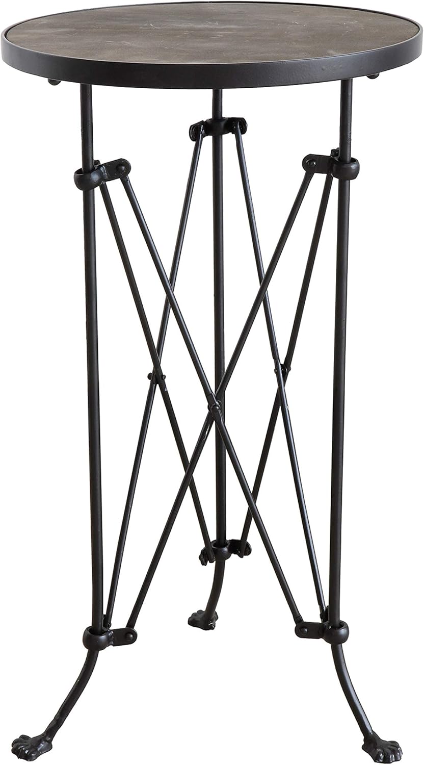 Creative Co-Op Round Metal Accent Table, 25