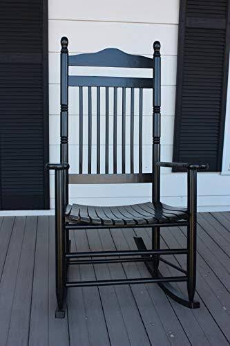 Dixie Seating Calabash Wood Rocking Chair NO. 467SRTA Black