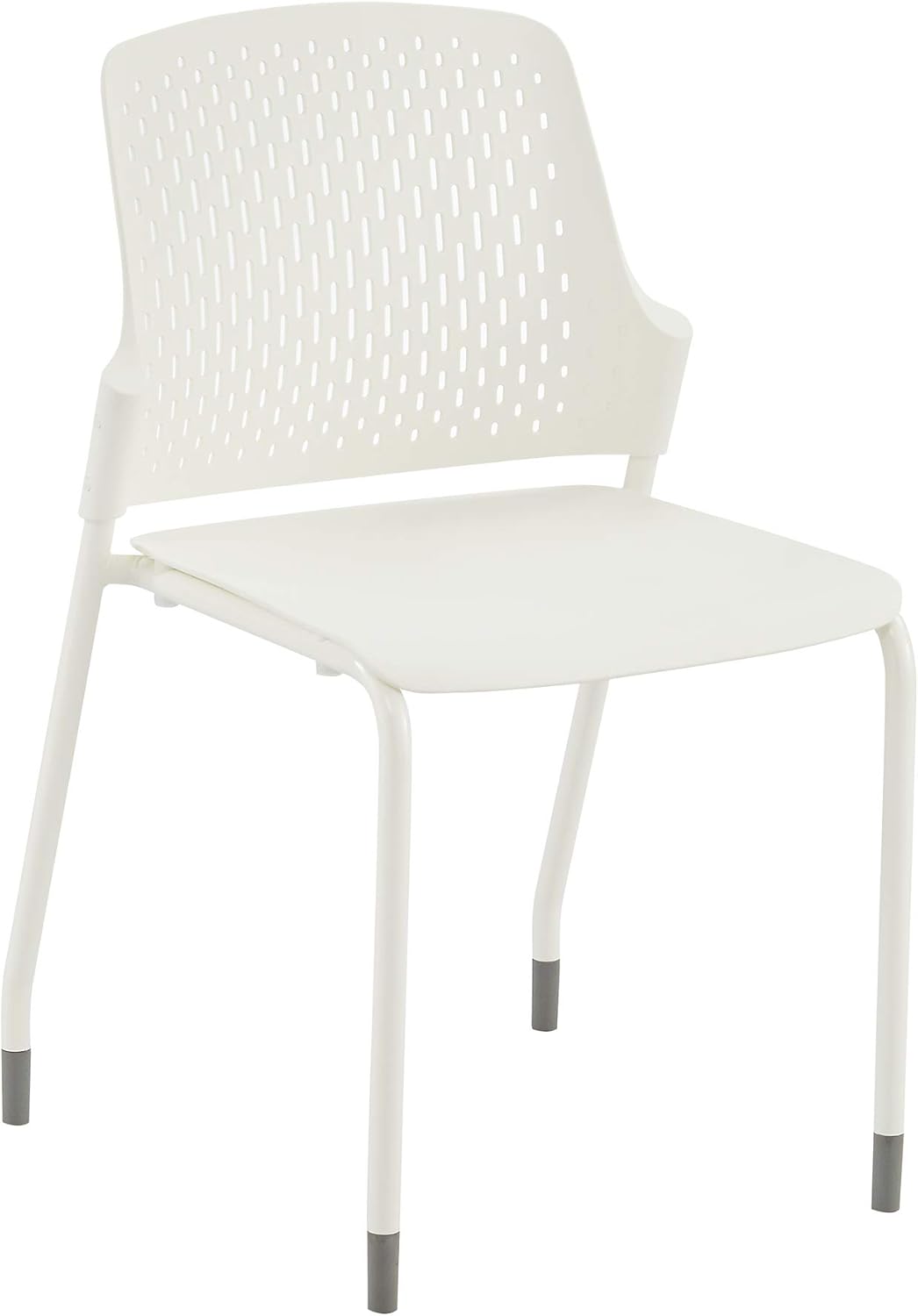 Safco Next Stacking Chairs, (Qty. 4), White