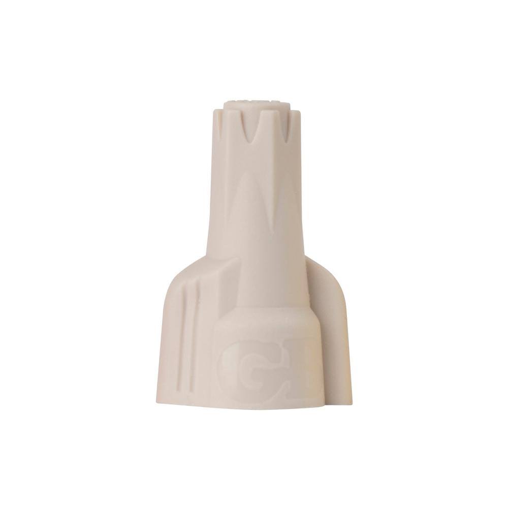 Gardner Bender Hex-Lok Ultra Wire Connector, Tan (50-Pack) Case of 10
