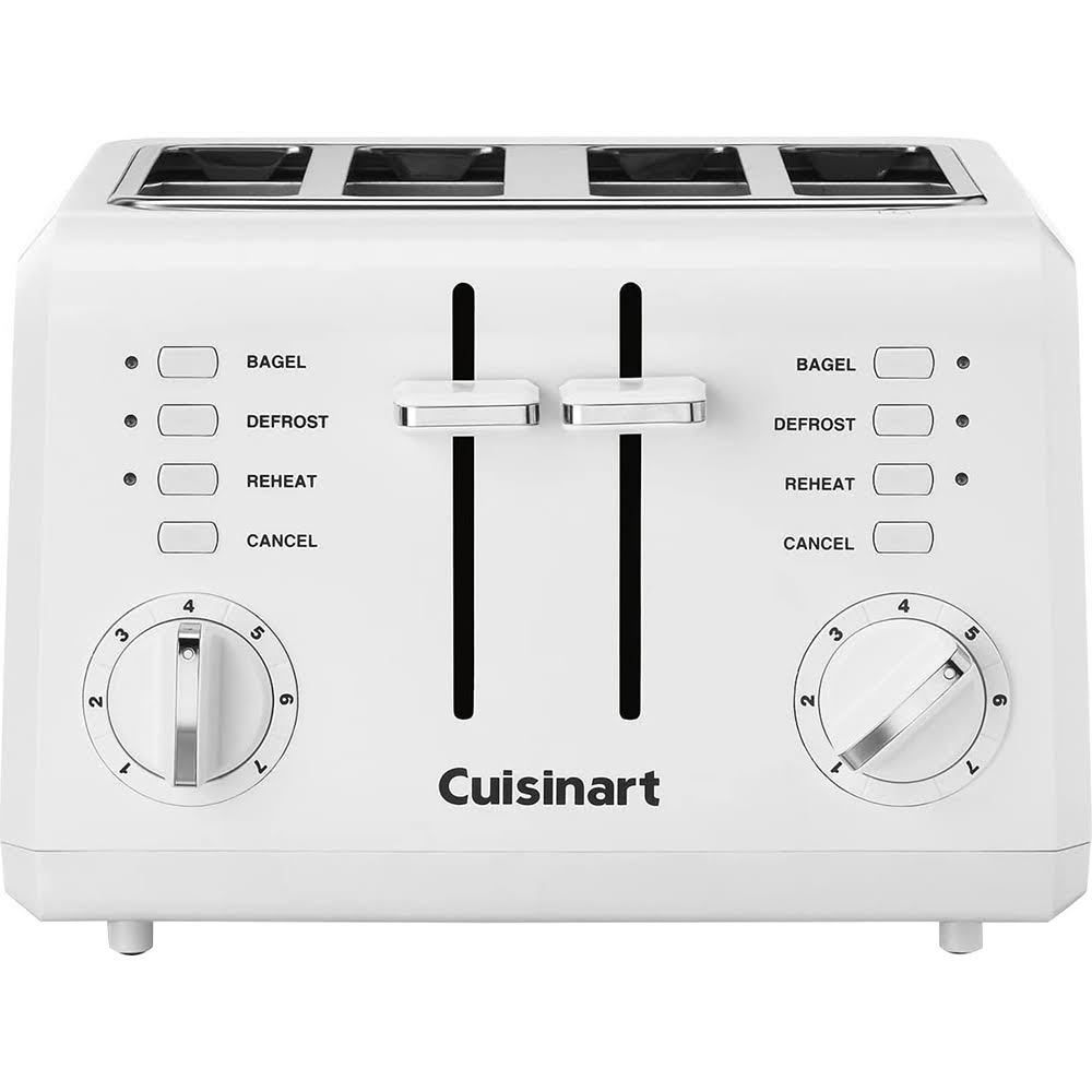 Cuisinart CPT-142 Compact 4-Slice Toaster (White) - Refurbished