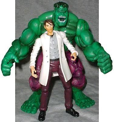 The Incredible Hulk: Gamma Punch Hulk with Punching Action and Bruce Banner Figure by AFLOT-TOY-GMMPNCHHLK-086892708064-N