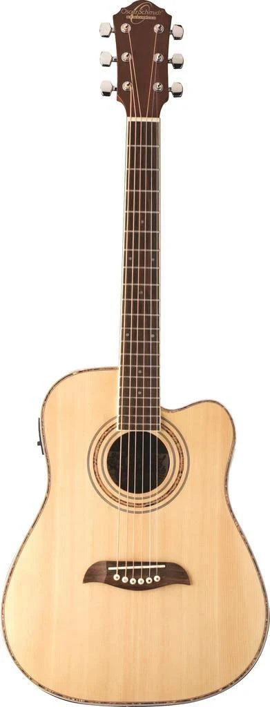 Oscar Schmidt OG1CE Acoustic Electric Guitar - Natural