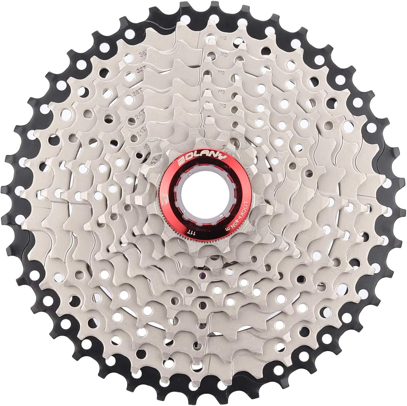 BOLANY 10 Speed Cassette Fit for Mountain Bike, Road Bicycle Pack of 2