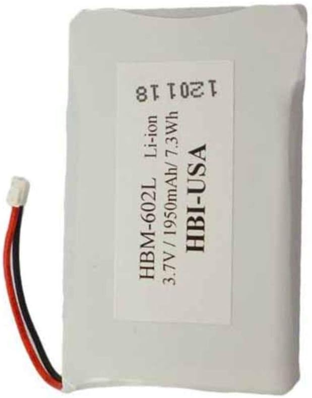 Replacement for Intermec Norand 317-221-001 Battery - Fully Compatible with Intermec 600, 602 - (2000mAh Li-ion) Pack of 2