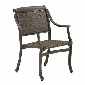 Belmar Stacking Patio Dining Chair Tropitone Luxor 34x22H x 25x22W x 25x22D