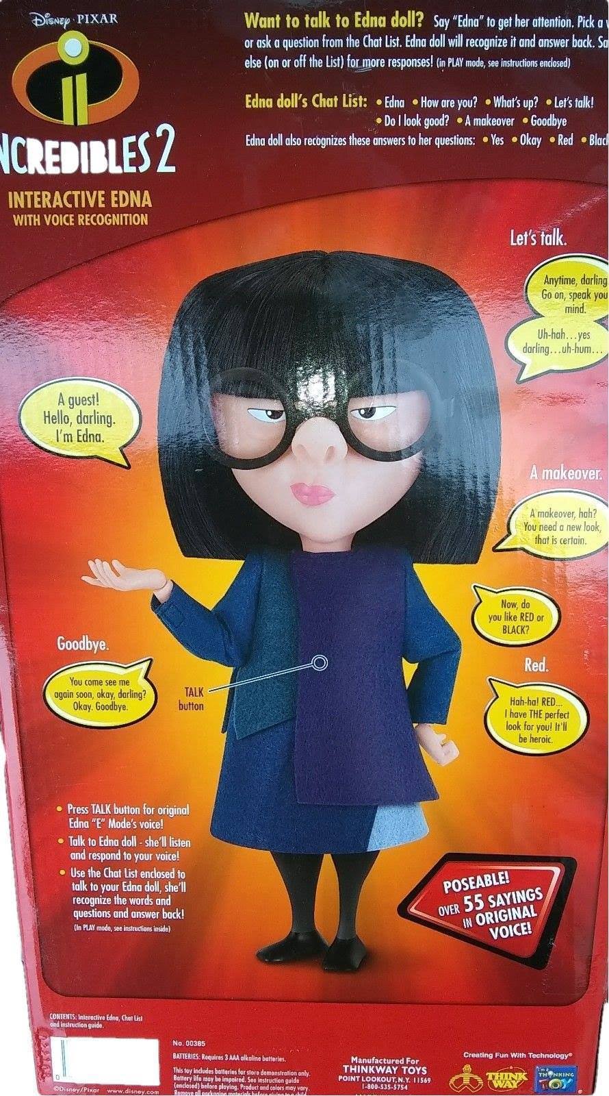 The Incredibles 2 - Interactive Edna with Voice Recognition