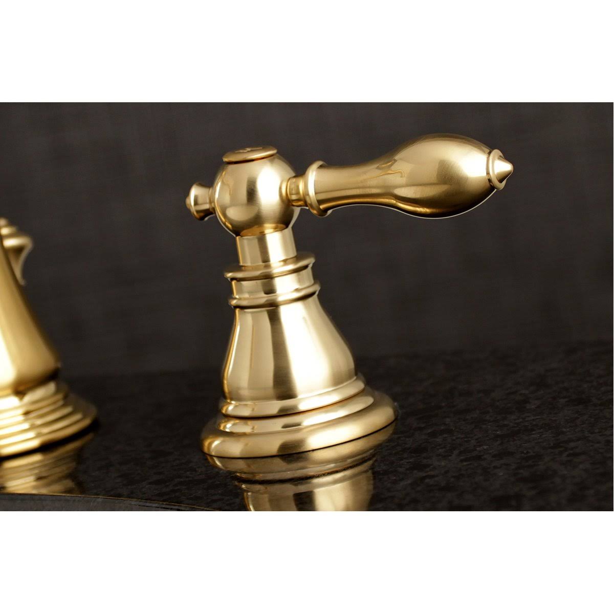 Kingston Brass Fsc1979acl American Classic Widespread Bathroom Faucet, Polished Nickel