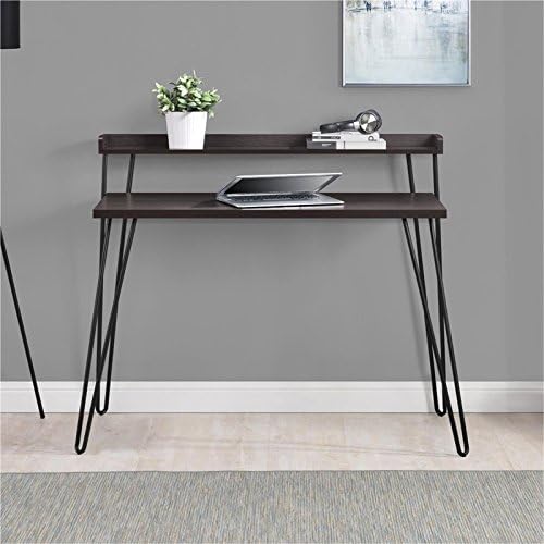 Scranton & Co Retro Desk in Espresso Pack of 2