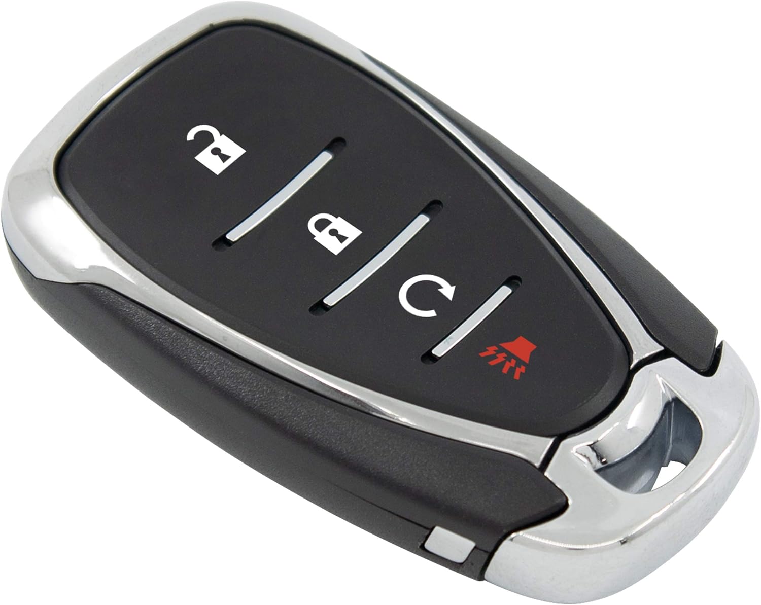 Keyless2Go Replacement for 4 Button Proximity Smart Key for Chevrolet HYQ4AA 13585722 Pack of 2