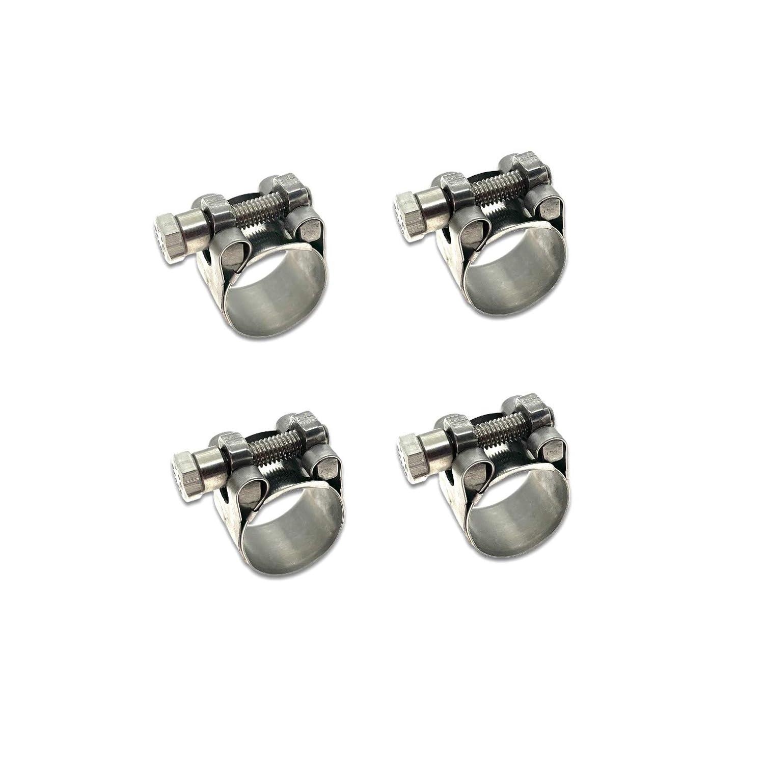 CHUNYUNGDA TT Heavy Duty Hose Clamps-Clamping Hose OD 32-35 mm, Stainless Steel Solid T-Nuts, Band and Screw for Radiator Clamp (1.26 inch -1.38 inch,4 Pack)