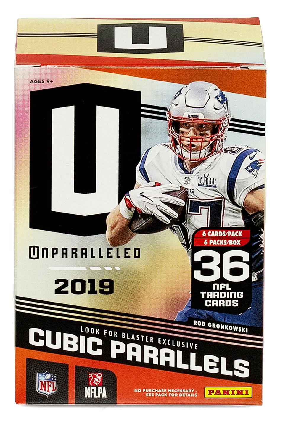 2019 Panini Unparalleled Football 6-Pack Blaster Box