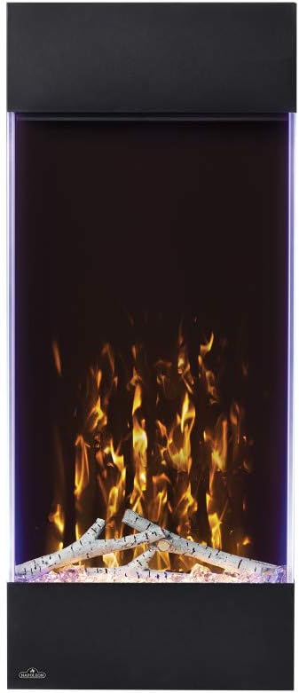 Napoleon Allure-NEFVC38H Vertical Wall Hanging Electric Fireplace, 38 Inch, Black