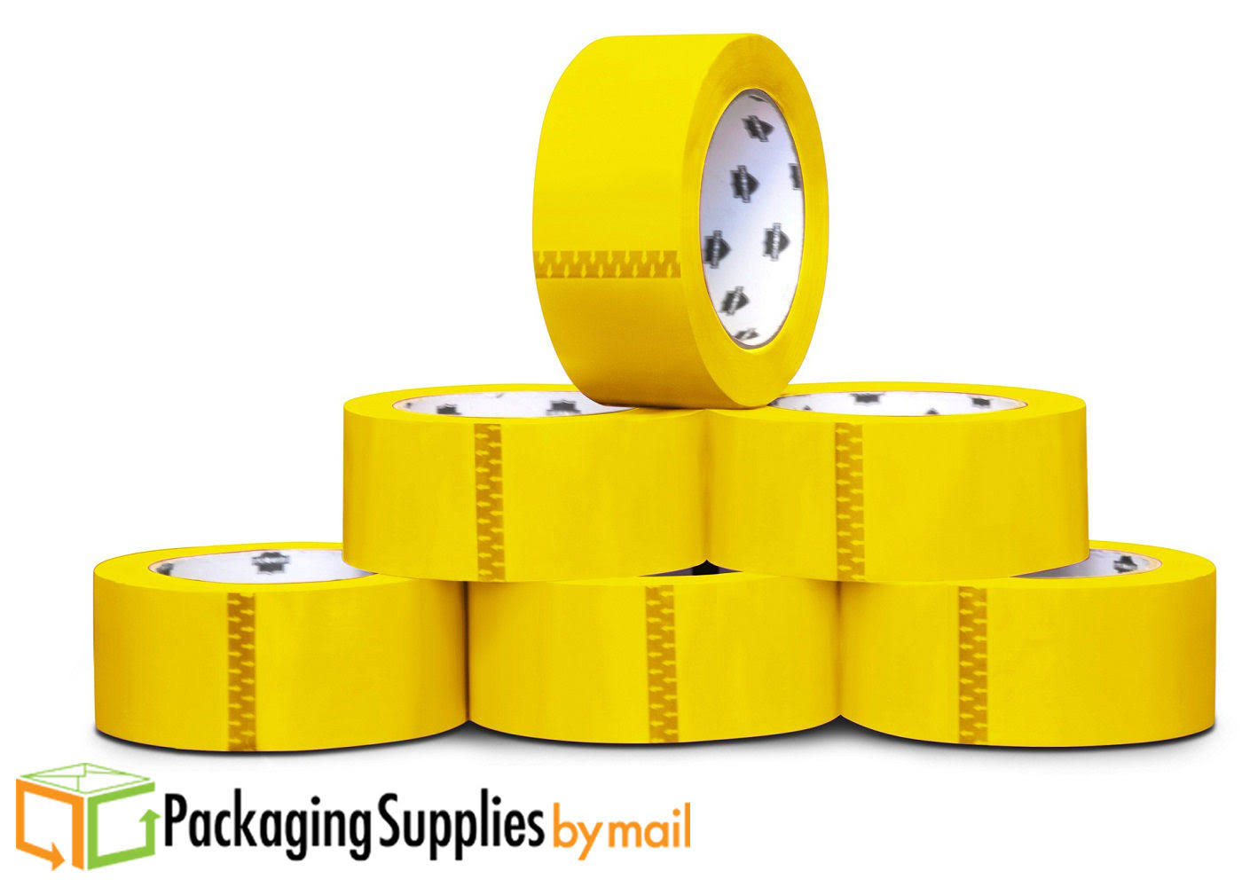 Psbm 2 Mil Yellow Color Carton Sealing Packaging Packing Tape 2 Mil 2 inch x 55 Yards 144 Rolls