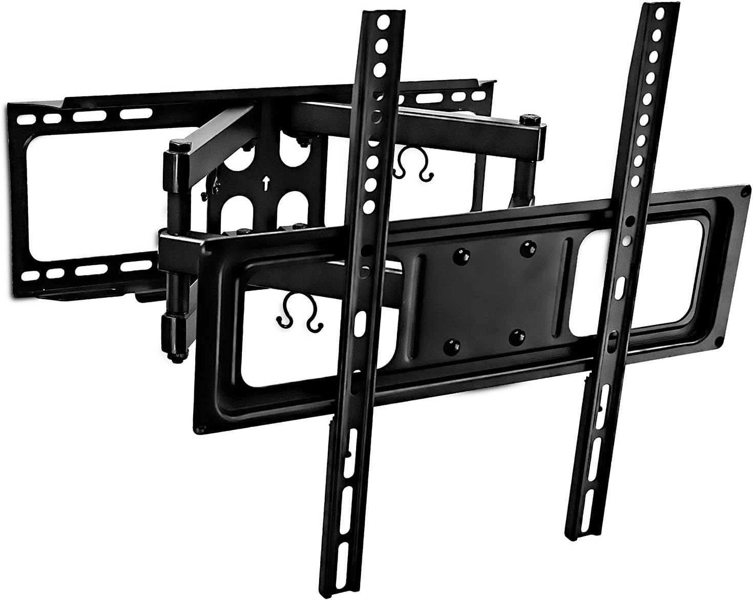 Mount-It! Full Motion TV Wall Mount | Dual Arm Articulating TV Mount | Low Profile Flat Screen Bracket with Tilt and Swivel | Fits 32-55 Inches TV, VESA Compatible up to 400 x 400mm | 88 Lbs Capacity Pack of 2