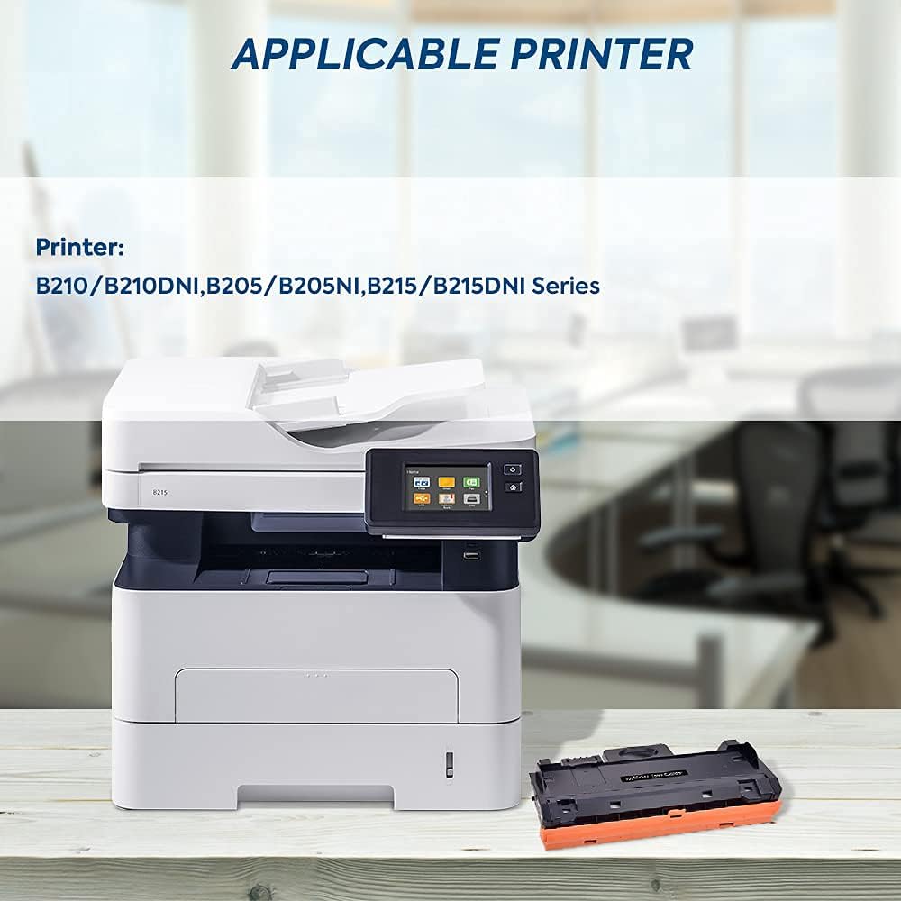 ALLWORK Compatible Xerox B205/ B210/ B215 Toner Cartridge Replacement for 106R04347 106R04346 High Yield 3,000 Pages use for Xerox B205NI B210DNI B215DNI Printer (Black, 1-Pack) Pack of 2