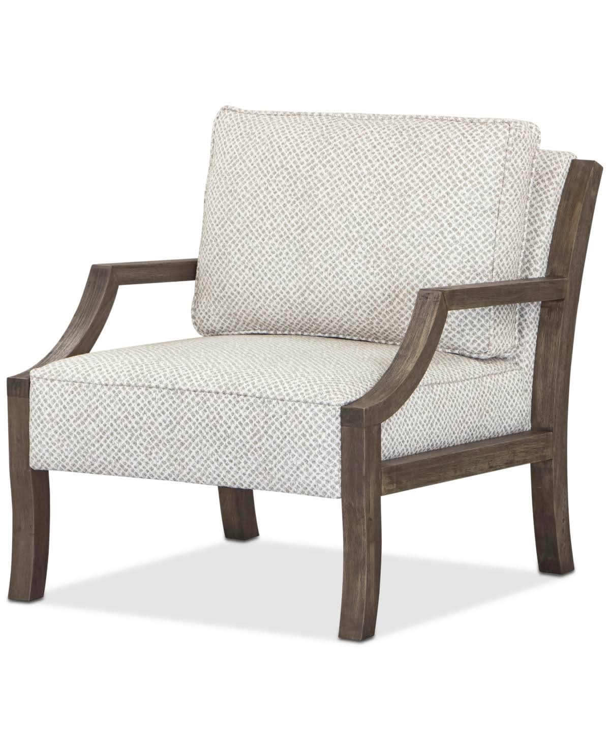 Closeout! Stevon Fabric Accent Chair, Created for Macy's - Cork Stone