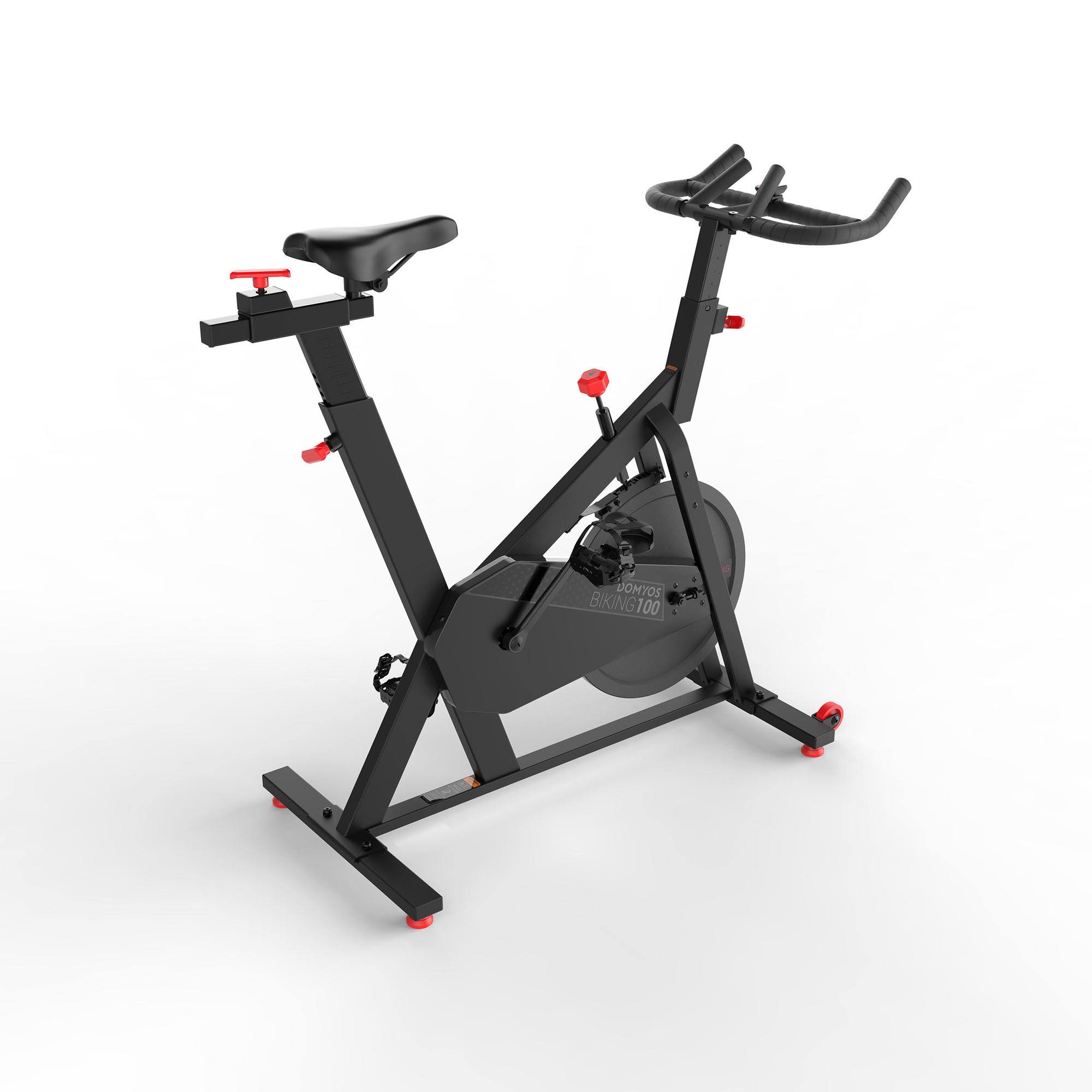 Domyos 100 Indoor Fitness Exercise Bike in Black