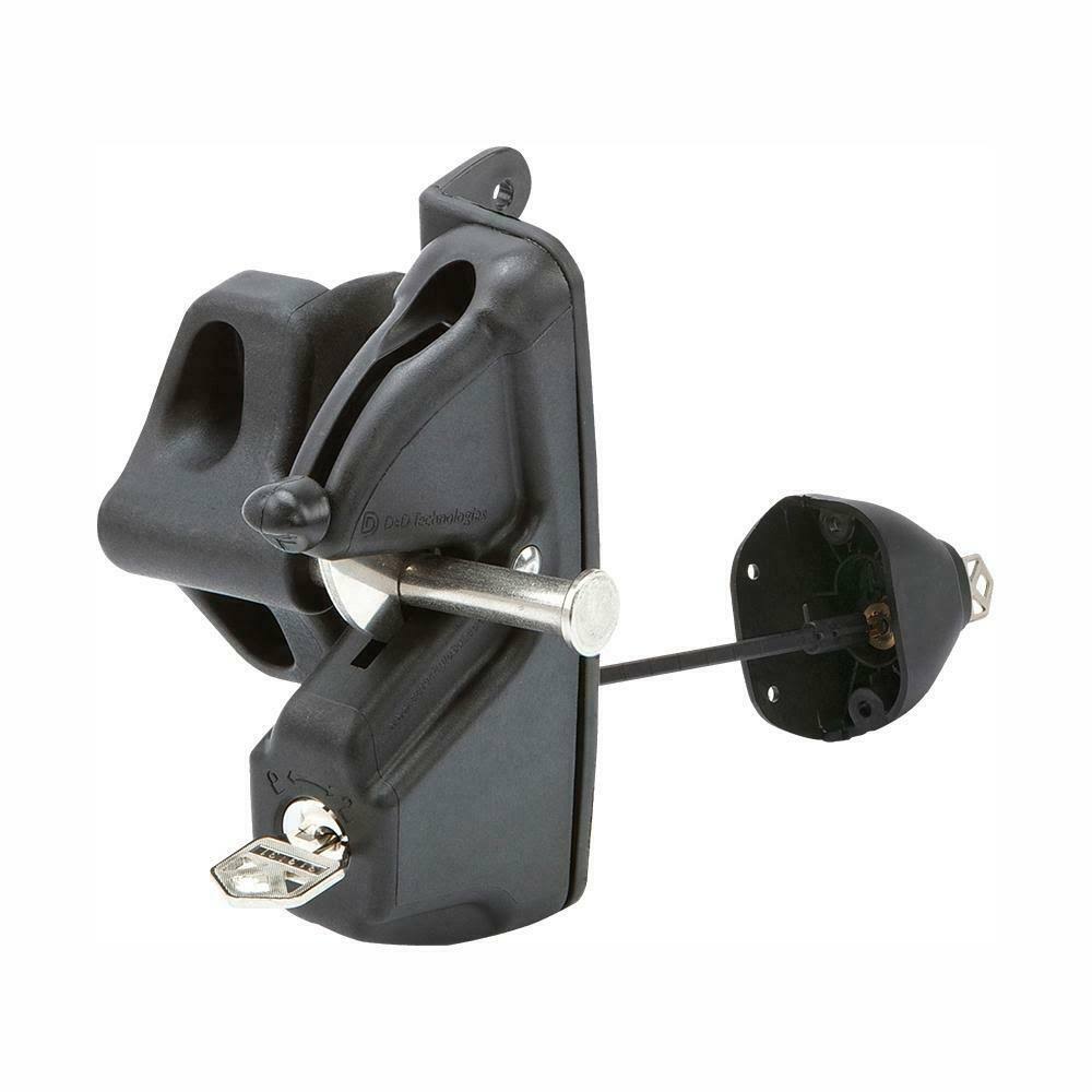 D LokkLatch Deluxe Black Gate Latch LLDAB-K
