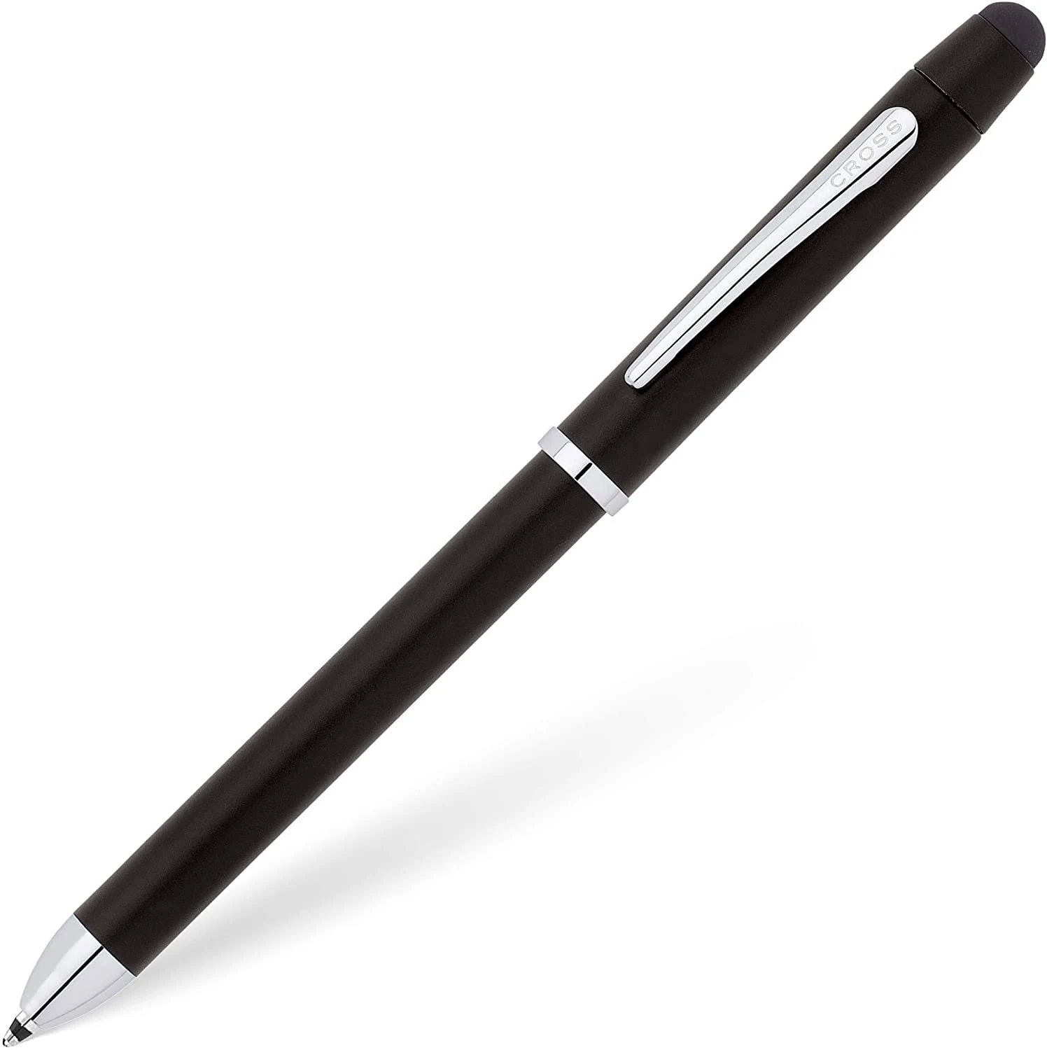 Cross Tech3+ Satin Black Multifunction Pen with Stylus (AT0090-3)