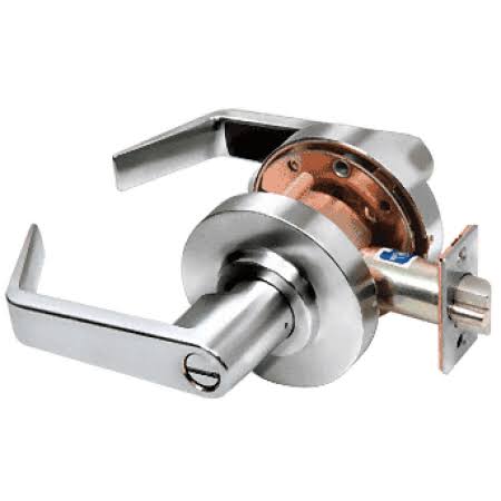 CRL D40PRVCH Polished Chrome Privacy Heavy-Duty Grade 1 Lever Lockset