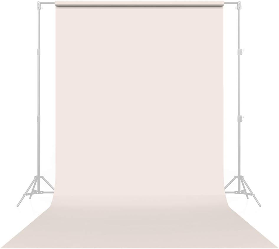 Savage Seamless Paper Photography Backdrop - #51 Bone (86 in x 36 ft) for YouTube Videos, Live Streaming, Interviews and Portraits - Made in USA Pack of 2