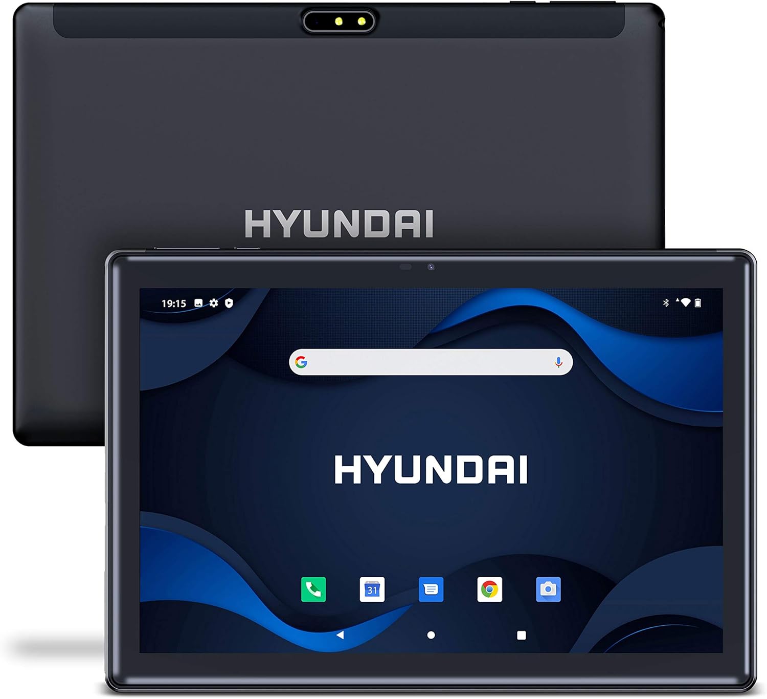 [2022] Hyundai, 8 Inch Android Tablet, 2GB/32GB, Fast AX WiFi + BT 5.0 + 3500mAh Battery, Fast USB Type-C Charging, Android 11 Go, Quad-Core Processor, HD IPS Display - HYtab Plus 8WB1 Pack of 2