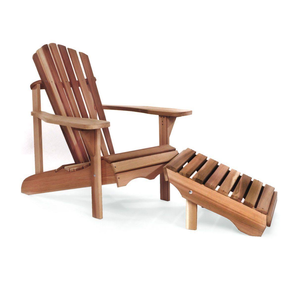 All Things Cedar Adirondack Chair u0026 Ottoman