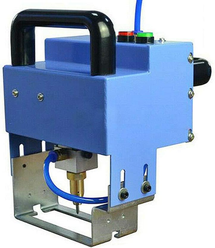 Pneumatic Metal Marking Machine, 110V Portable Pneumatic Dot Peen Marker Handheld Cutting Plotter Print Depth 0.1-1mm for Stainless Steel Iron Copper Aluminum Alloys
