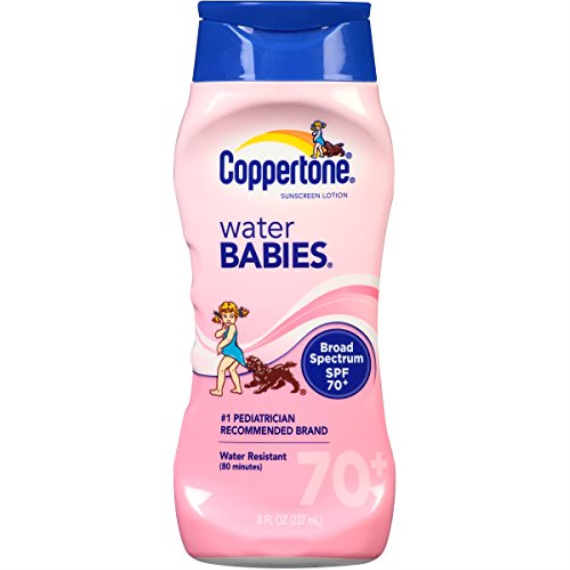 Coppertone Water Babies SPF 70, 8oz Pack of 2