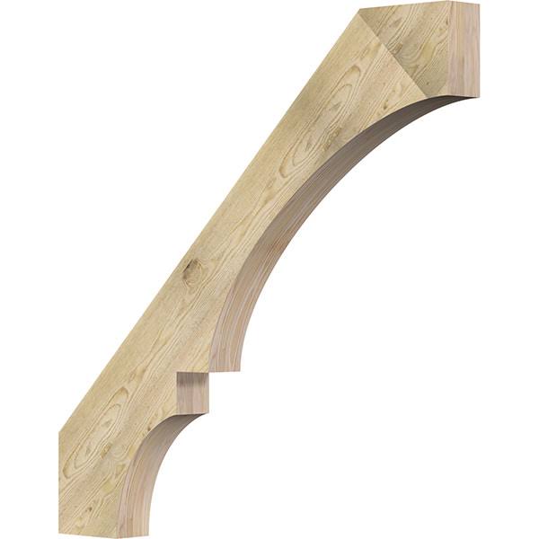 4x22W x 44x22D x 44x22H Balboa Rough Sawn Brace, Douglas Fir