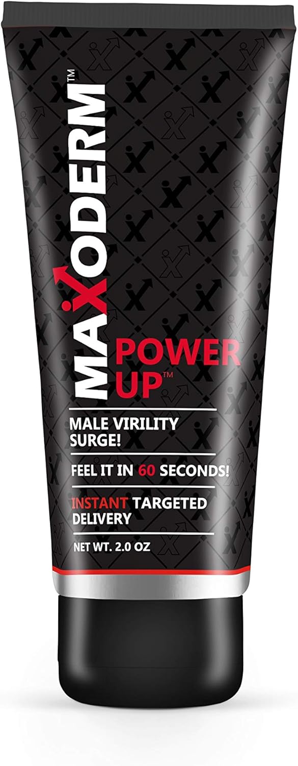 Maxoderm Power Up Male Virility Surge Instant Targeted Delivery Net WT. 2.0 OZ (3 Pack)