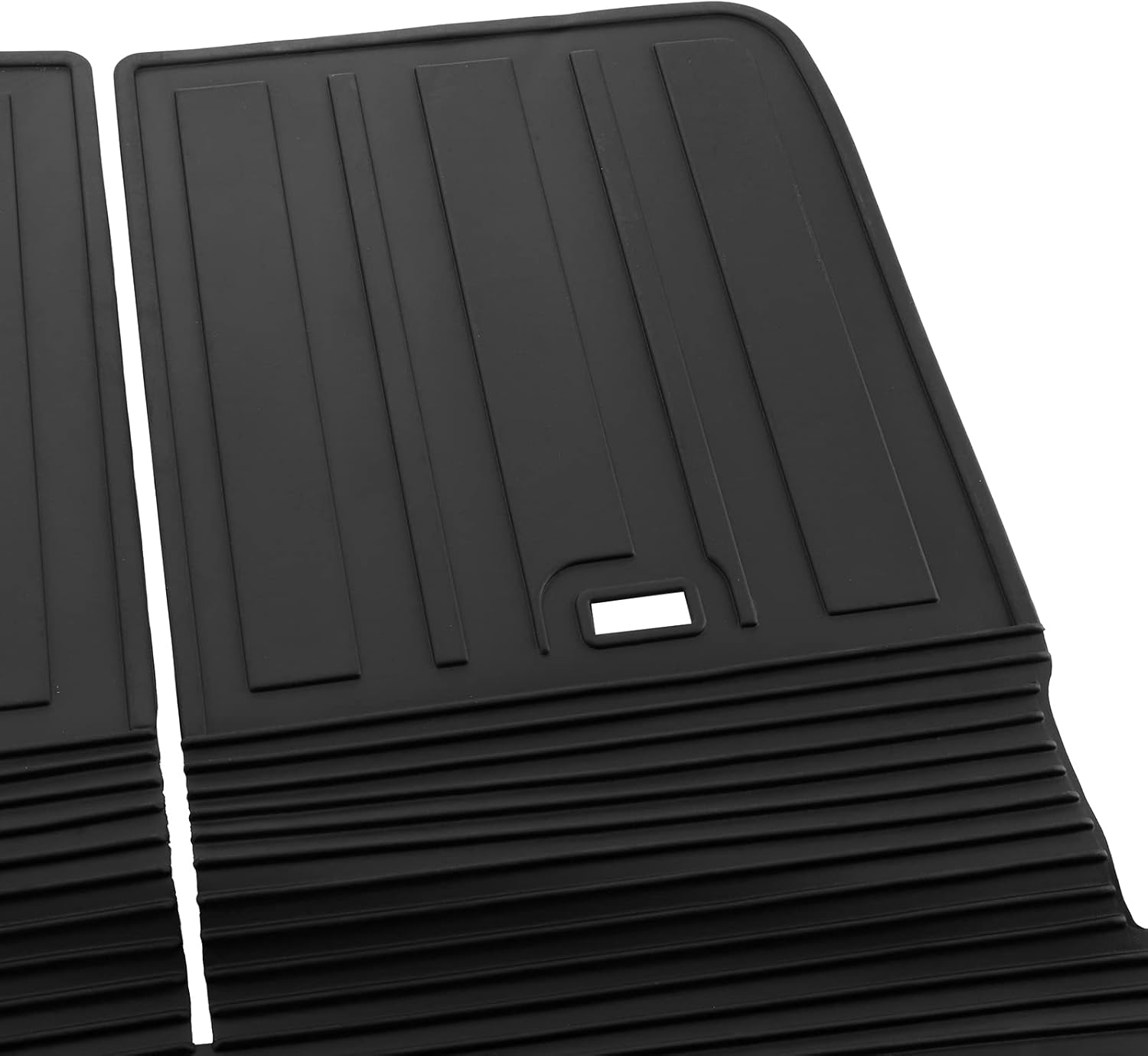 FSHero Riding Rear Trunk Mat TPE Cargo Mat with Backrest Mat Fit for Compatible with Tesla Model Y 5-Seater 2020 2021 2022 Cargo Liner Protector Accessories Black