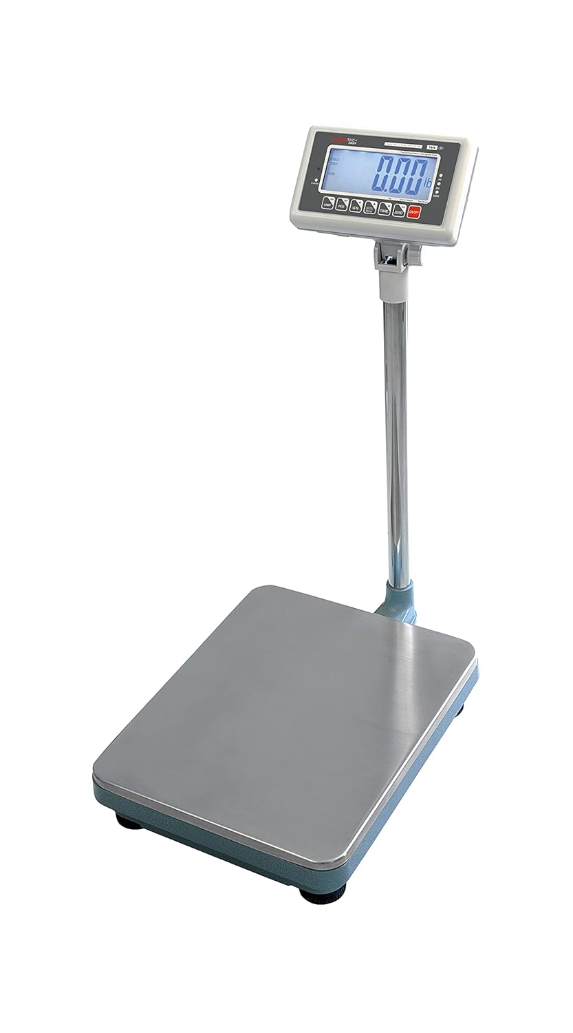 VisionTechShop TBW-100 Bench Scale for Warehouse Industrial Shipping Scale and, Lb/Kg Switchable, 100lb Capacity, 0.02lb Readability, NTEP Legal for Trade