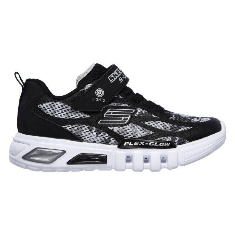 Skechers Boy&s Flex-glow - Rondler | Tootsies Shoe Market black-grey / 10