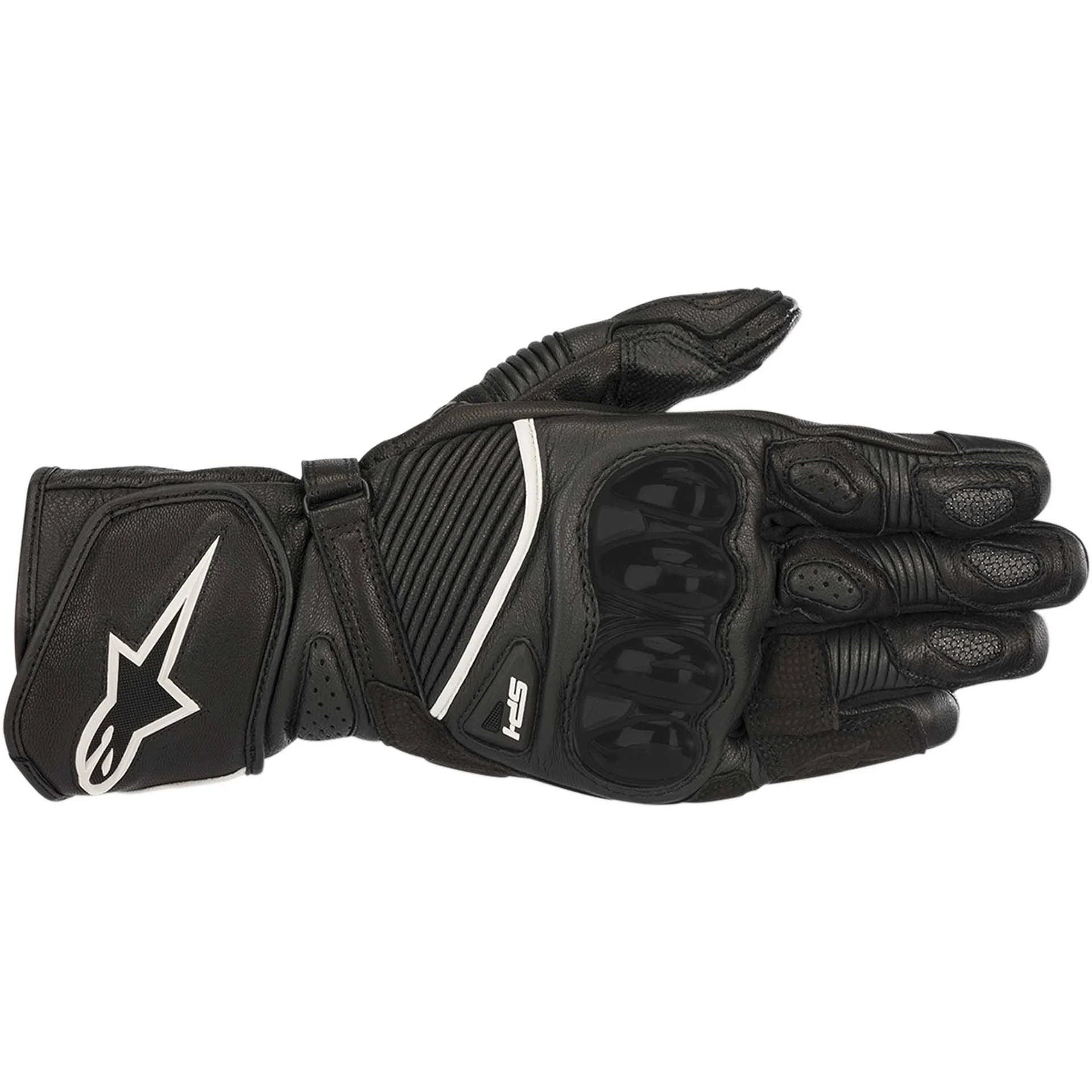 Alpinestars SP-1 V2 Motorcycle Gloves Medium / Black/White/Yellow