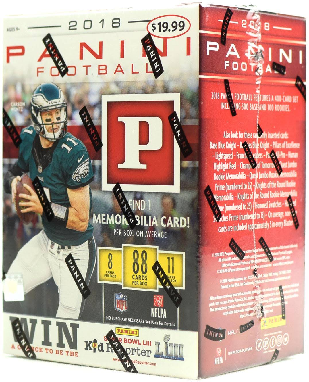 2018 Panini Football 11-Pack Blaster Box