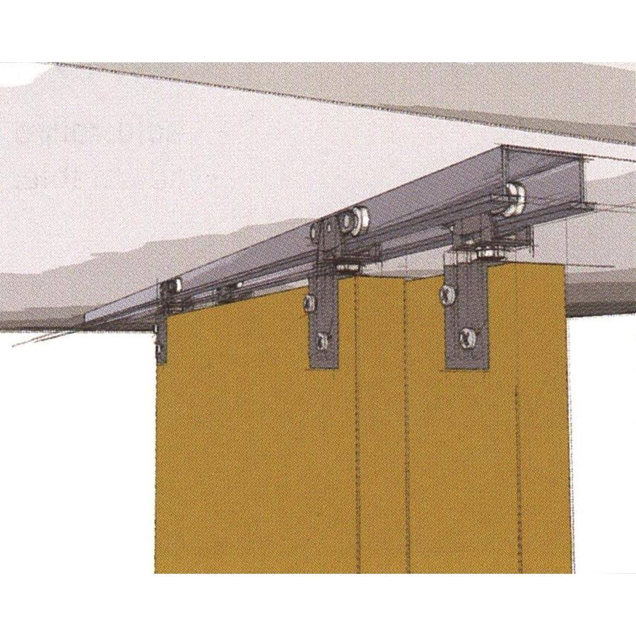 Hettich 72 in. Topline 72-138 Double Door Hardware and Track