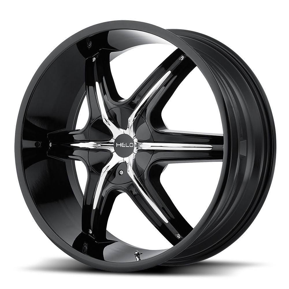 Helo HE891, 24x9 Wheel with 6x135.00-6x5.5 Bolt Pattern - Gloss Black