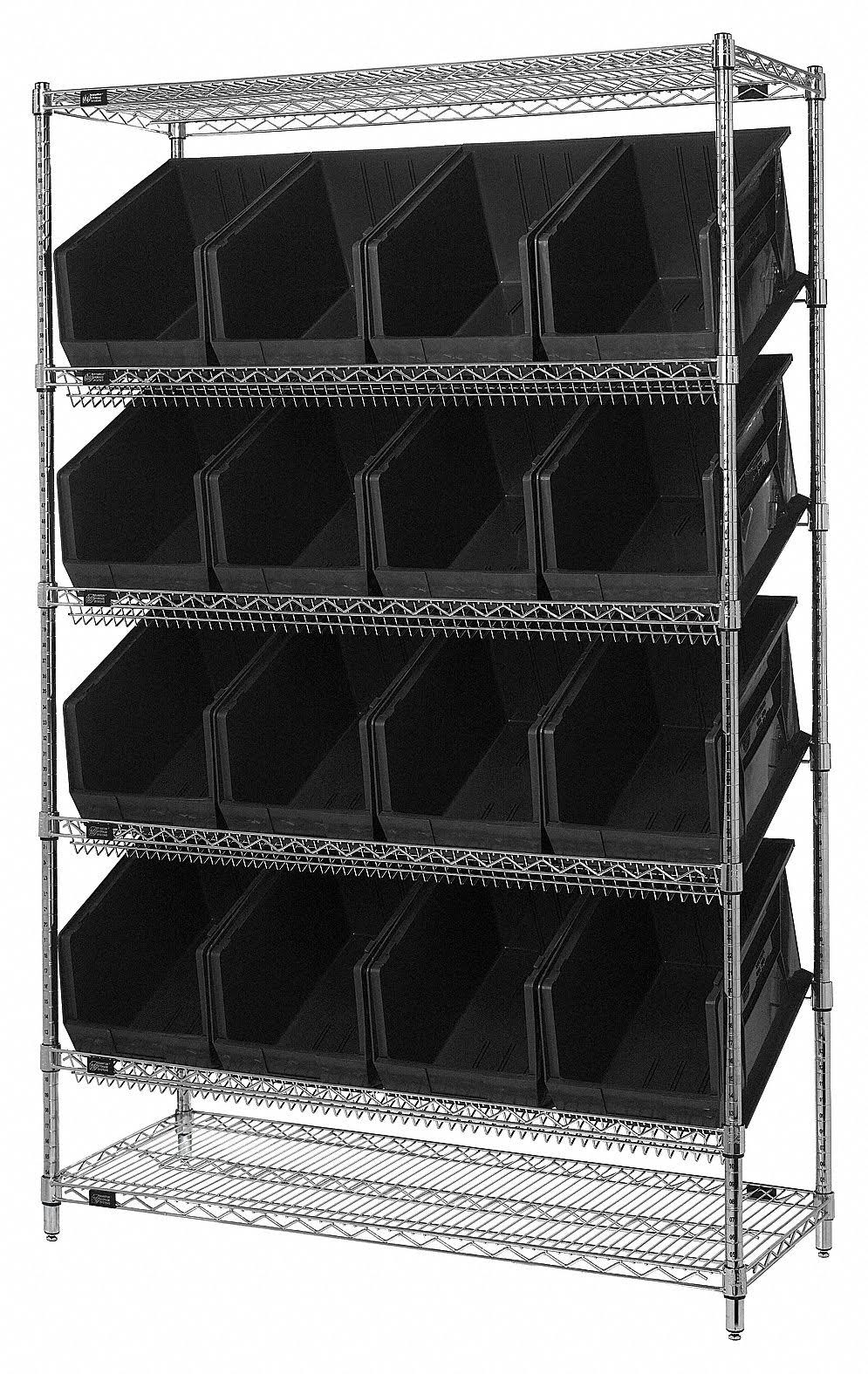 Quantum Storage Systems Wrsl6-74-1848-260Bk Pick Rack,74x22 Overall H,16