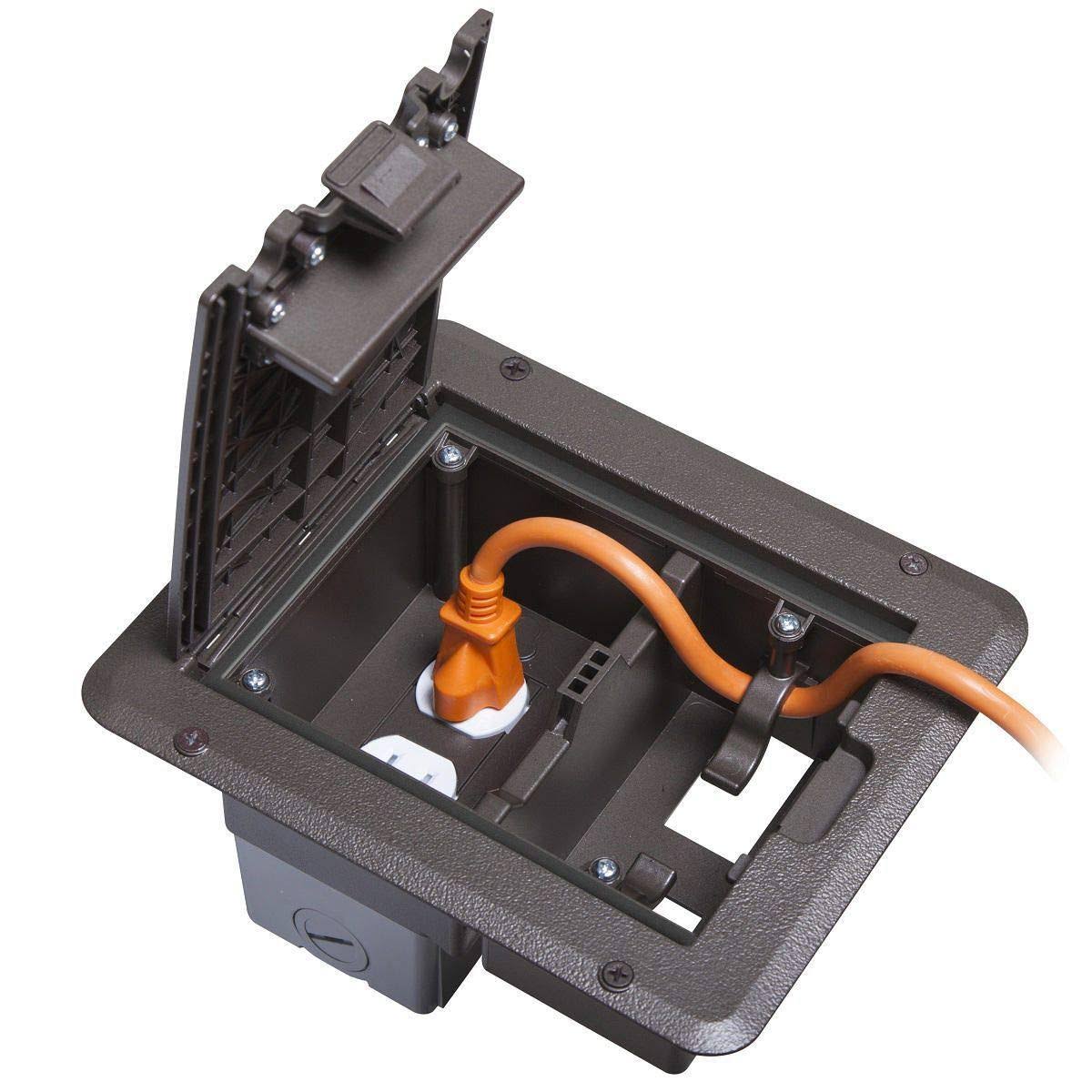 Taymac DOC320Z Deck/Floor COVER, 1-Gang, Bronze