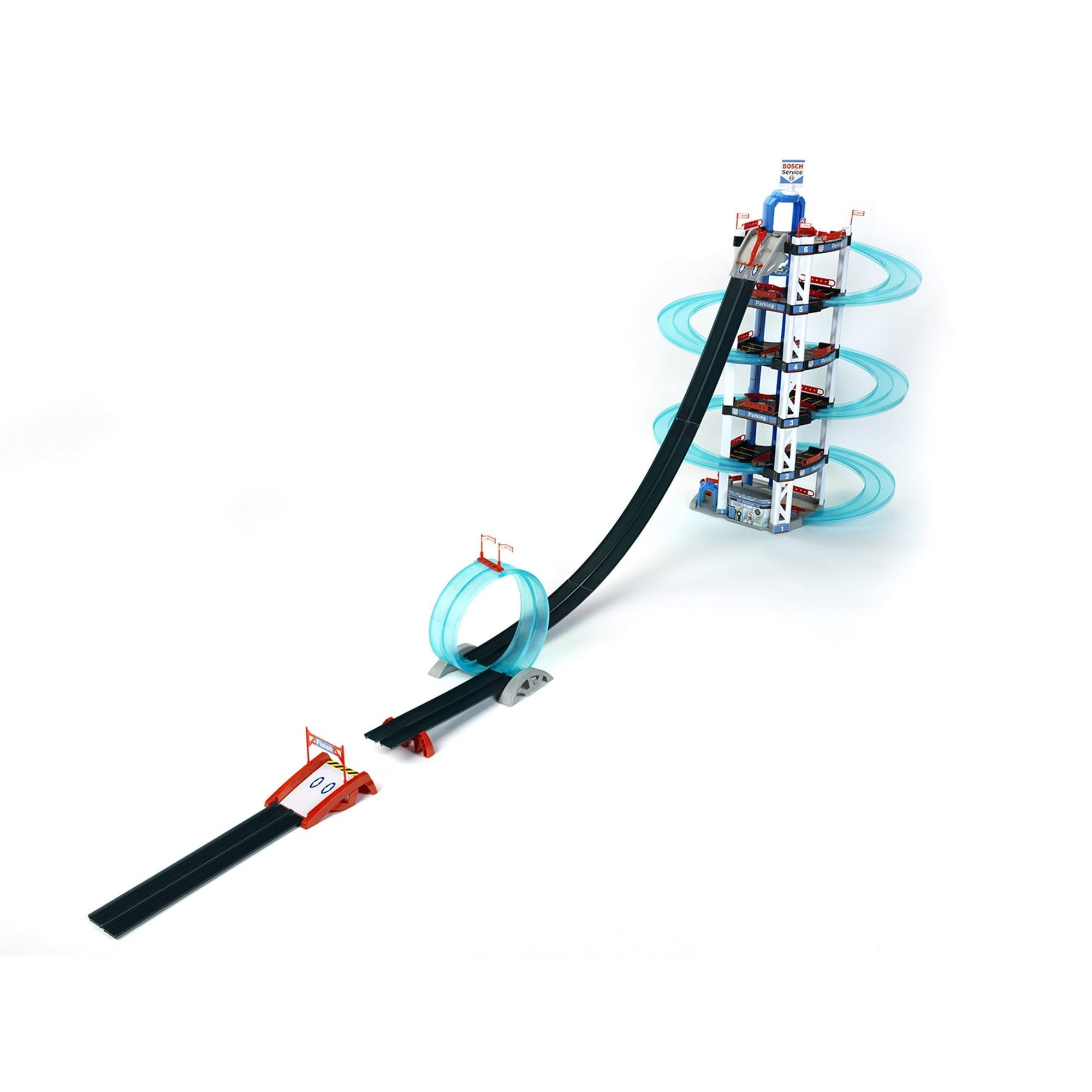 Theo Klein Bosch 6 Level Car Park with Race Ramp and Loop