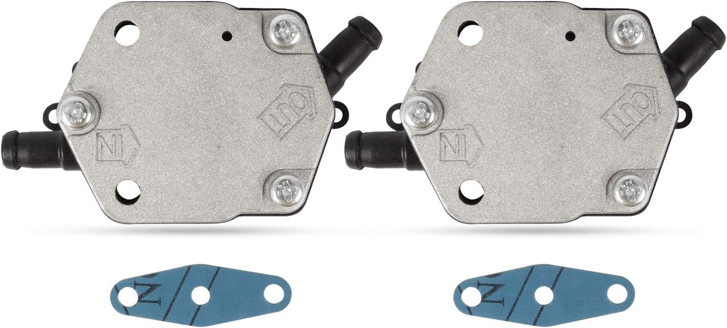 2 Pack Fuel Pump Gasket Assembly Compatible With Yamaha V4 V6 115HP 130HP 150HP 175HP 200HP 225HP 250HP 300HP Outboard 2-Stroke Replaces 6E5-24410-00 18-7349