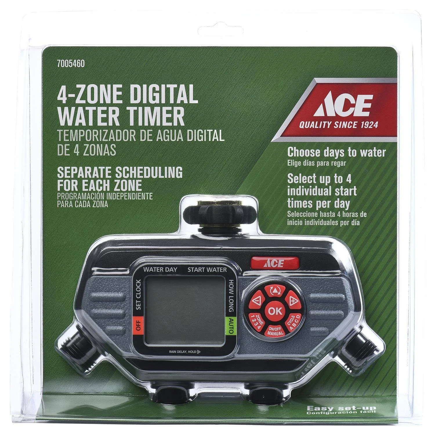 Ace Hydrologic Programmable 4 Zone Digital Water Timer
