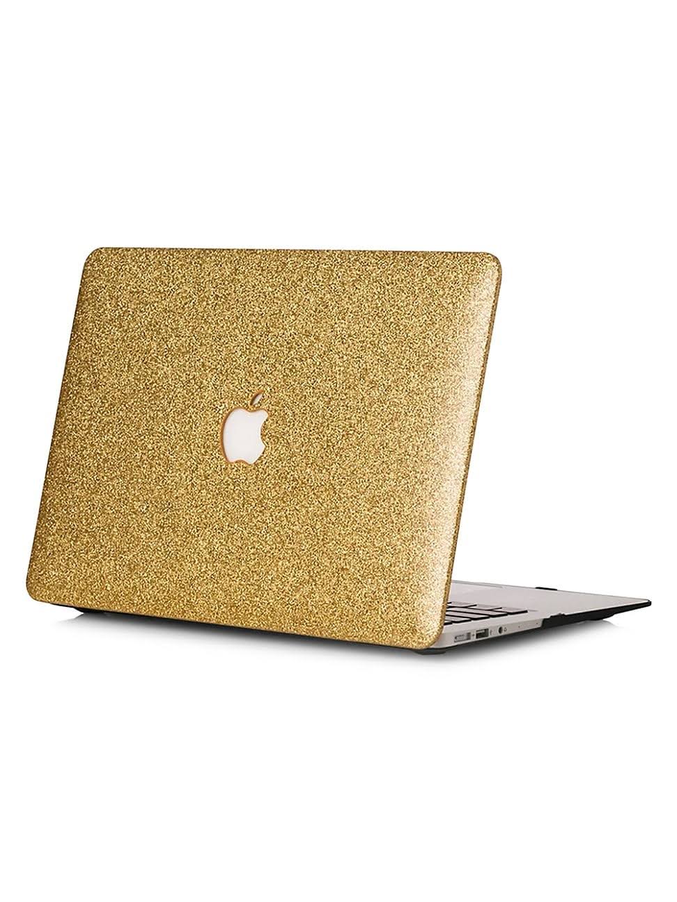 Chic Geeks Glitter MacBook Case - 14K Gold