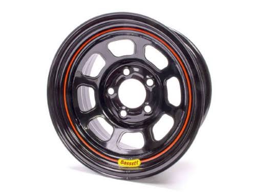 Bassett D-Hole Lightweight 15x8 in. 5x4.50 Black Wheel 58SF1