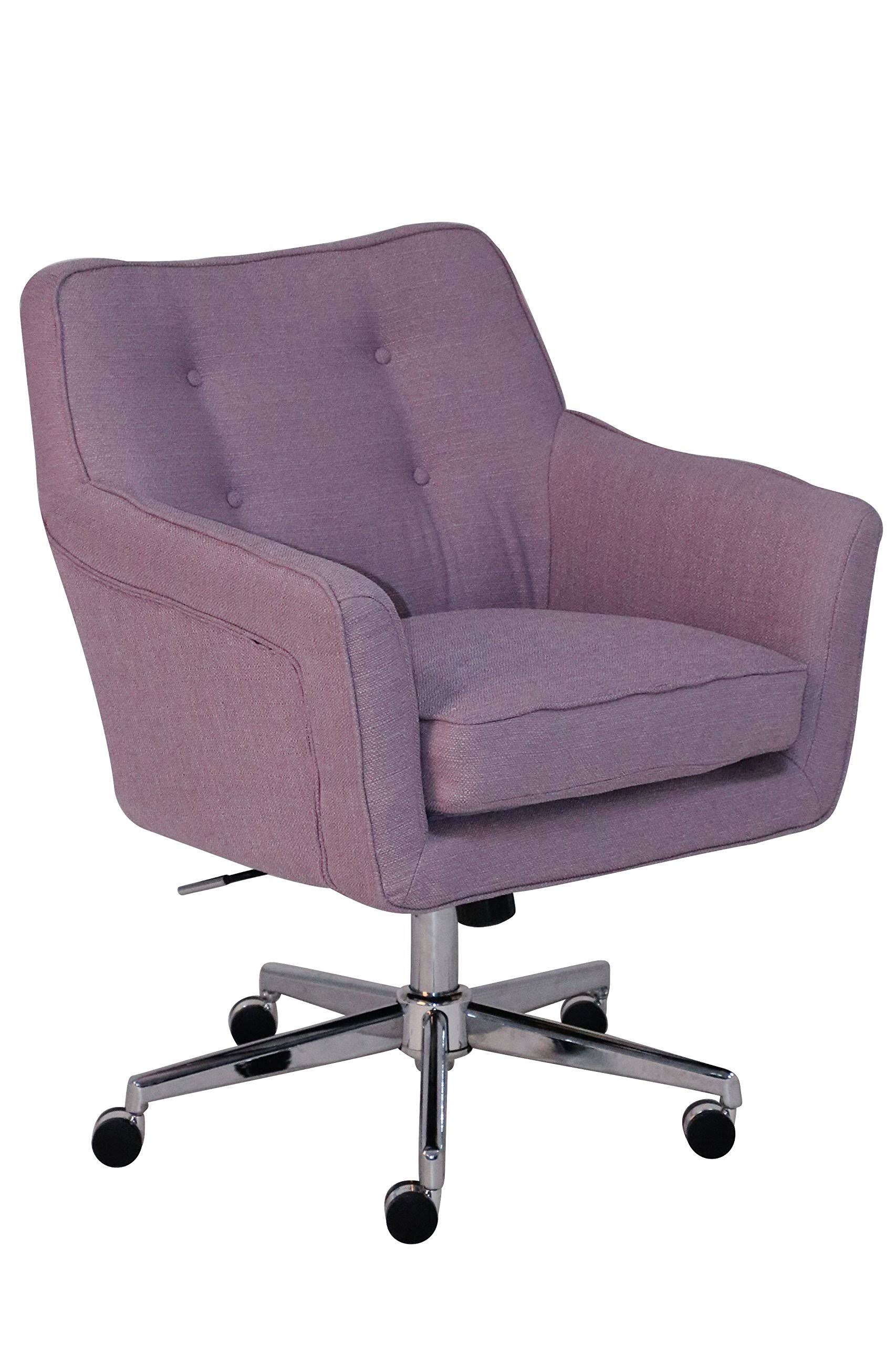 Serta Ashland Home Mid-Back Office Chair, Lilac