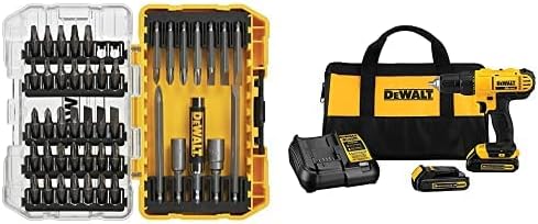 DEWALT 20V Max Cordless Drill / Driver Kit, Compact, 1/2-Inch (DCD771C2)